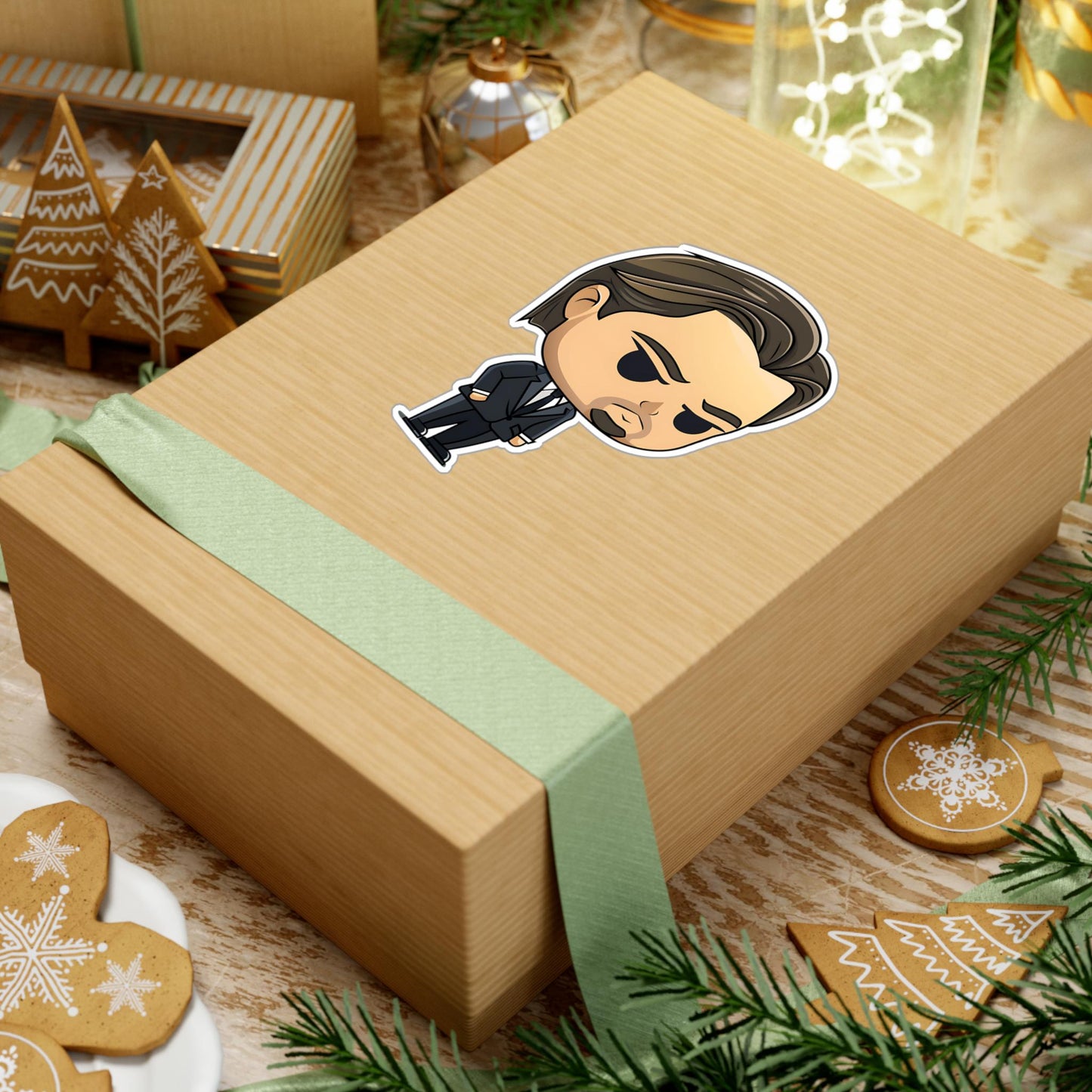 DiCaprio Funko Pop Decal, Funko Pop Chibi, Decal Chibi, Decal Sticker For Laptops Cars Notebooks, Fun Funko Pop Sticker, Funko Pop DiCaprio