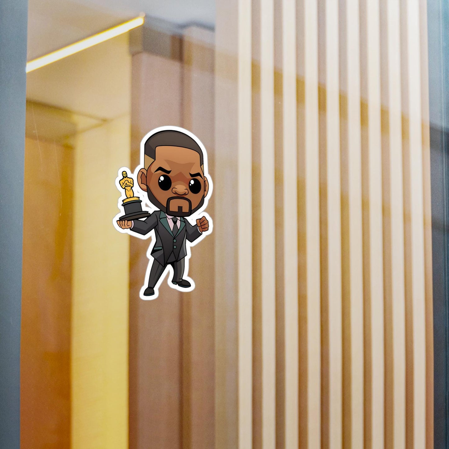 Will Smith Funko Pop Decal, FunkoPop Chibi, Decal Chibi, Decal Sticker For Laptops Cars Notebooks, Fun FunkoPop Sticker, FunkoPop Will Smith