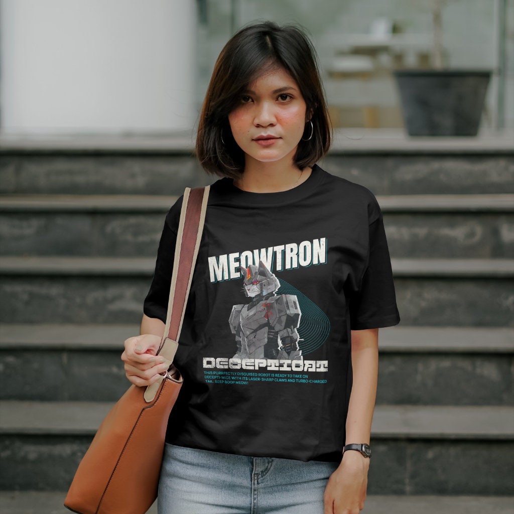 Megatron T-Shirt, Transformers Cat Gifts, Geek ideas, Cat Dad, Transformers T Shirt, Cat T Shirt, Unisex Transformers Shirt