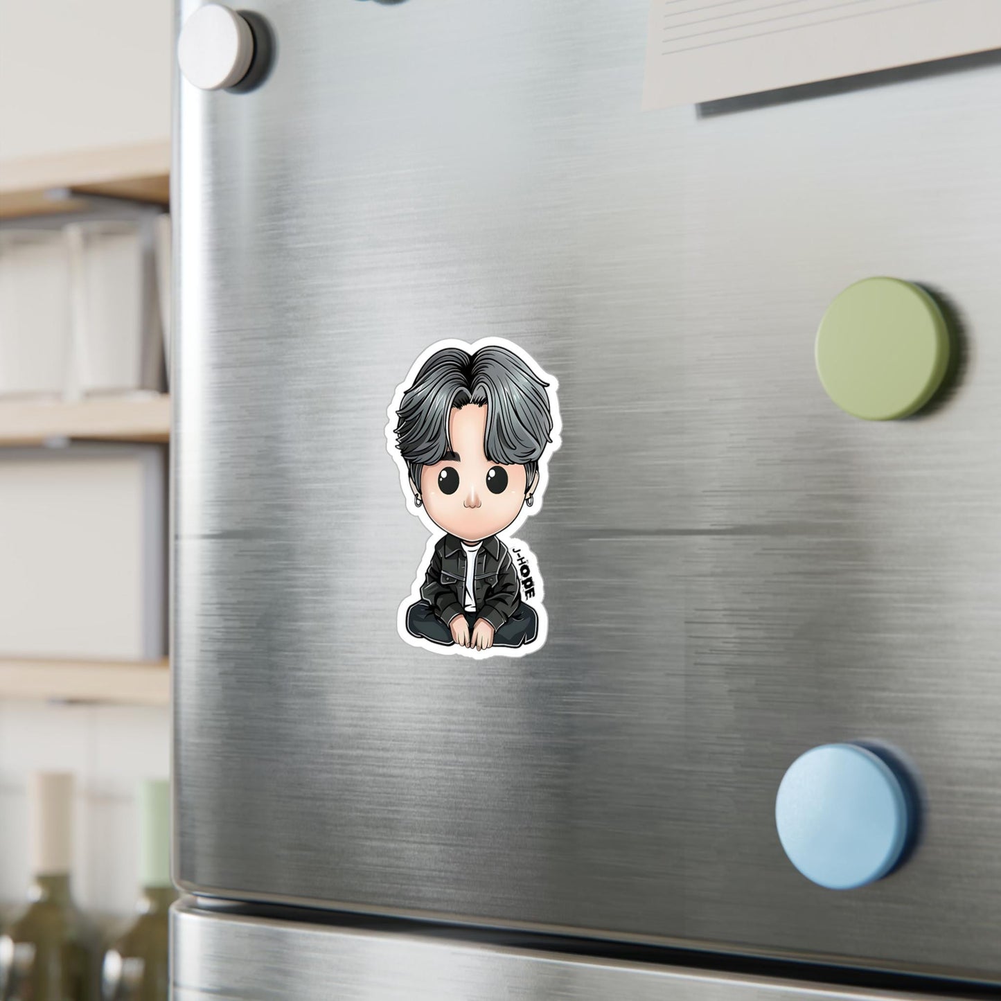 J-Hope Funko Pop Decal, Funko Pop BTS, Decal BTS, Decal Sticker For Laptops Cars Notebooks, Fun Funko Pop Sticker, Funko Pop J-Hope