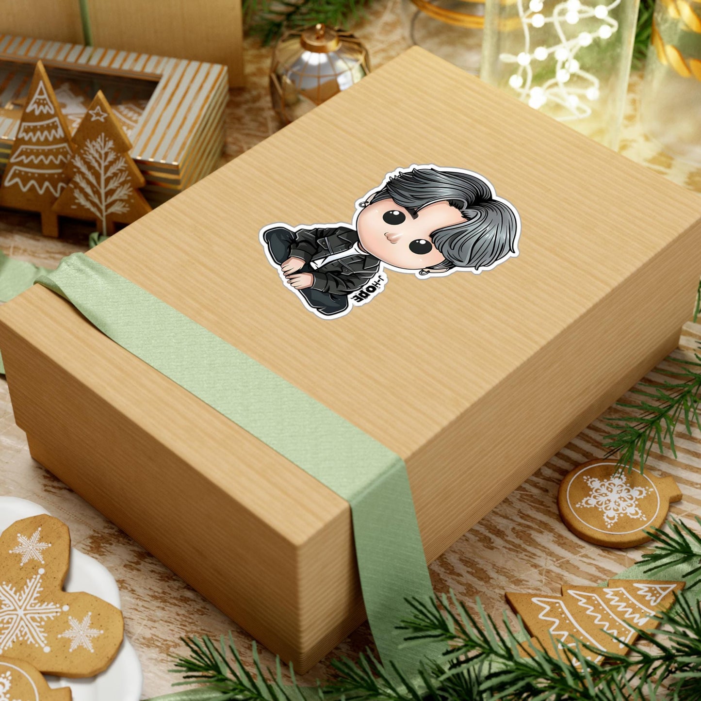 J-Hope Funko Pop Decal, Funko Pop BTS, Decal BTS, Decal Sticker For Laptops Cars Notebooks, Fun Funko Pop Sticker, Funko Pop J-Hope