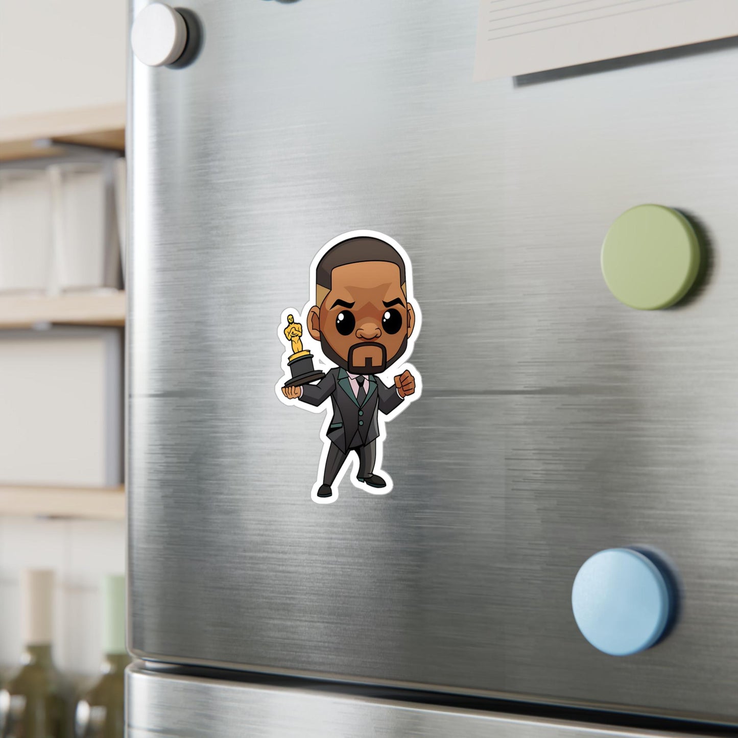 Will Smith Funko Pop Decal, FunkoPop Chibi, Decal Chibi, Decal Sticker For Laptops Cars Notebooks, Fun FunkoPop Sticker, FunkoPop Will Smith