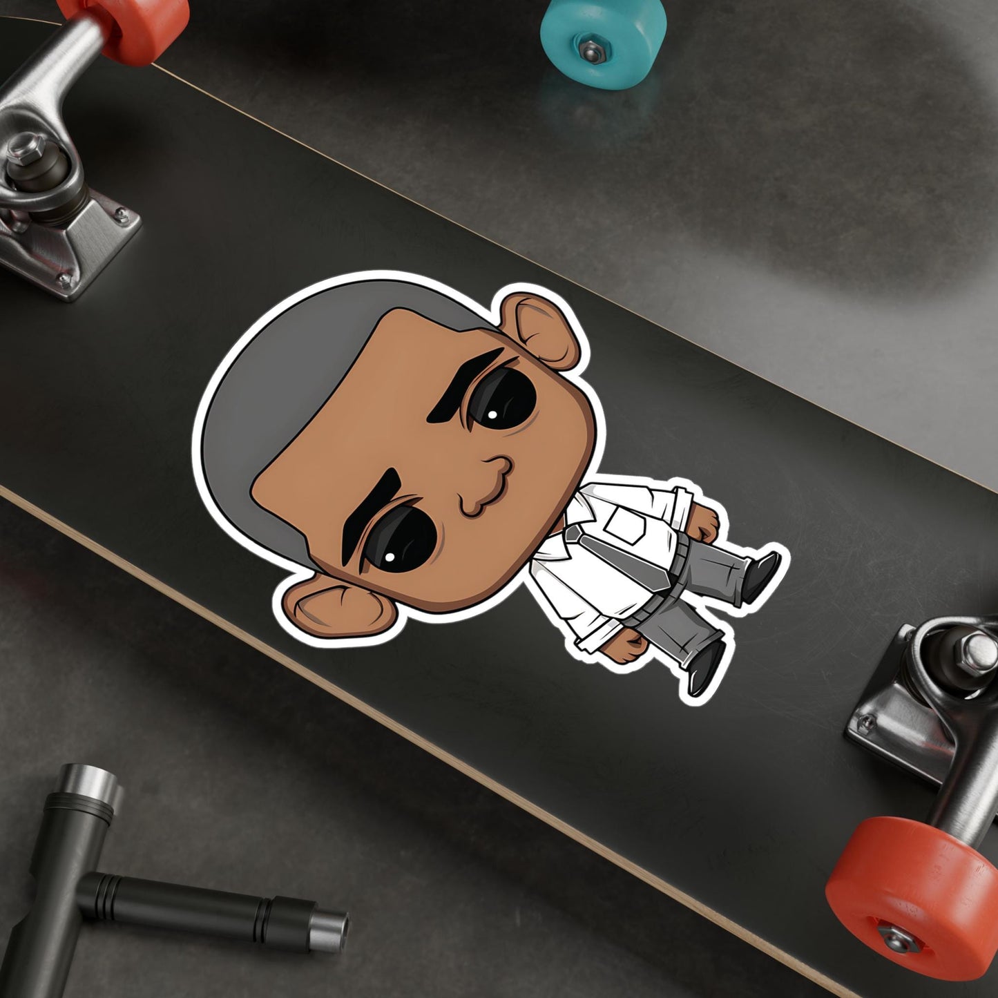 Obama Funko Pop Decal, Funko Pop Chibi, Decal Chibi, Decal Sticker For Laptops Cars Notebooks, Fun Funko Pop Sticker, Funko Pop Obama
