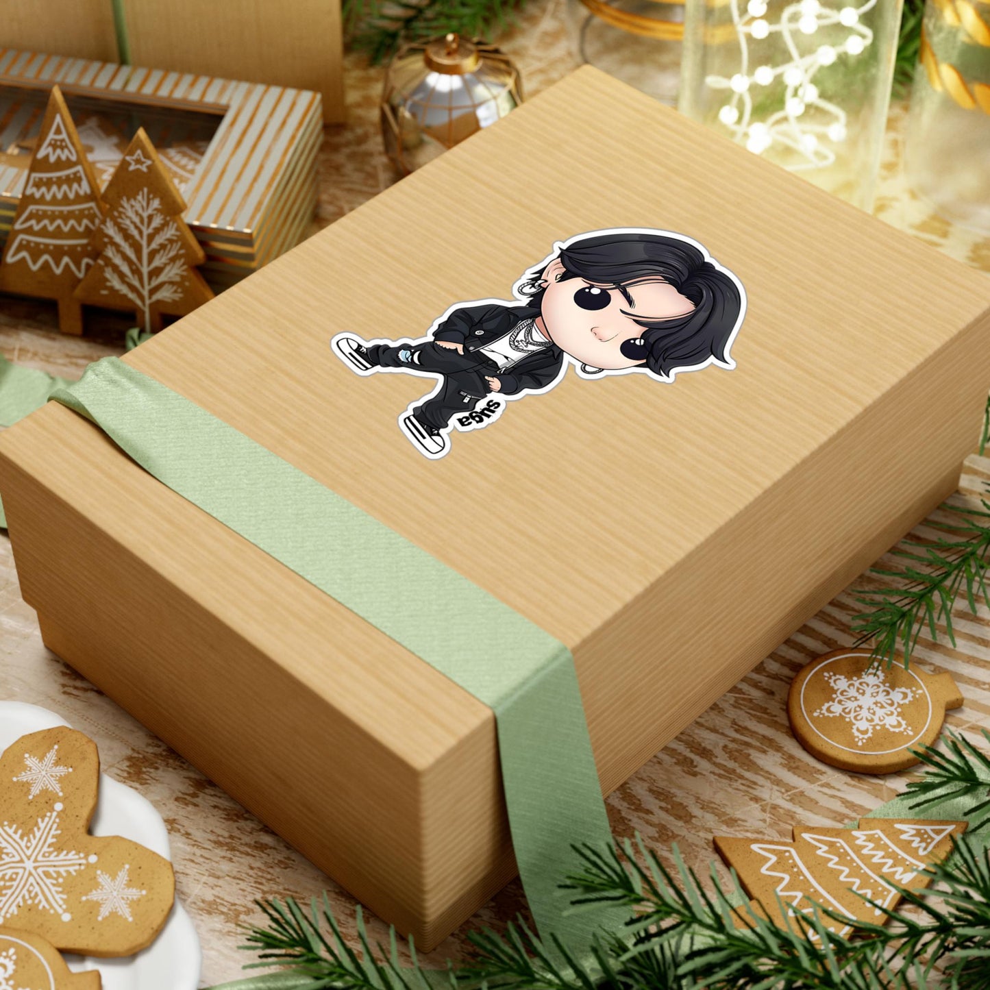 Suga Funko Pop Decal, Funko Pop BTS, Decal BTS, Decal Sticker For Laptops Cars Notebooks, Fun Funko Pop Sticker, Funko Pop Suga