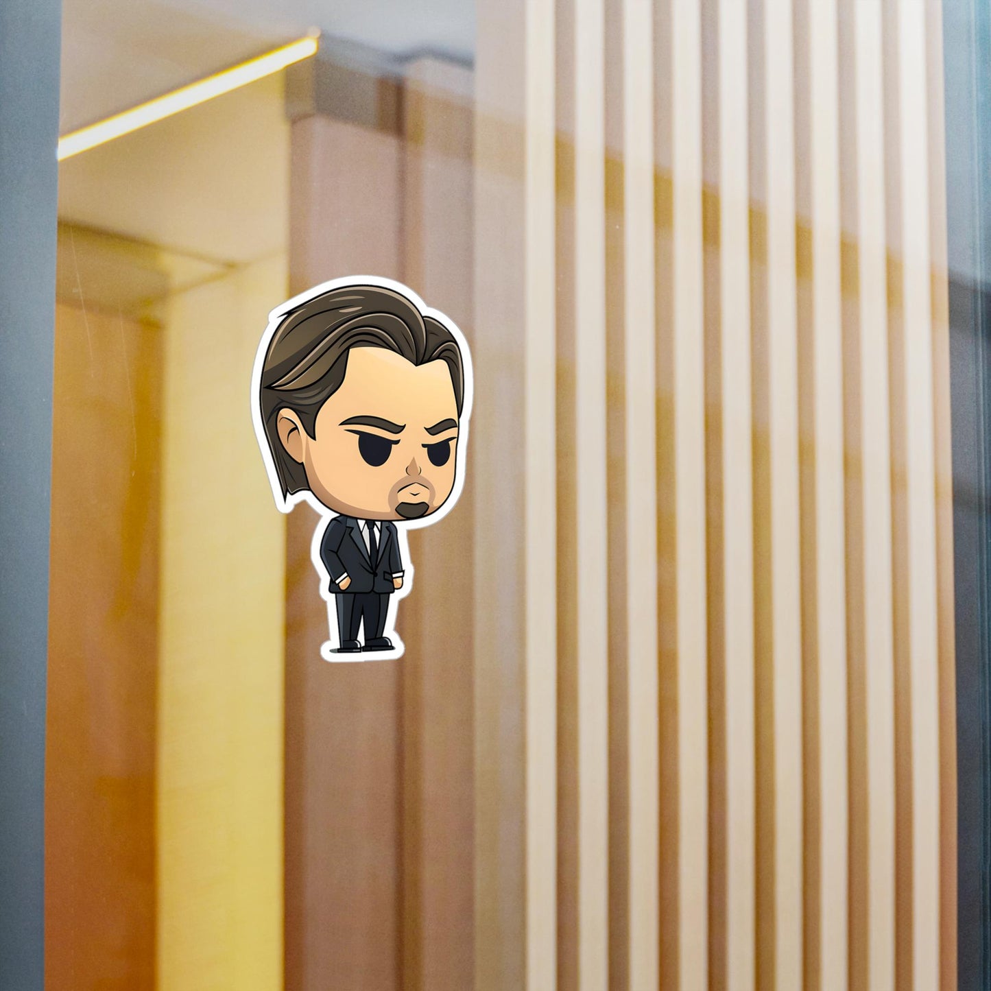 DiCaprio Funko Pop Decal, Funko Pop Chibi, Decal Chibi, Decal Sticker For Laptops Cars Notebooks, Fun Funko Pop Sticker, Funko Pop DiCaprio