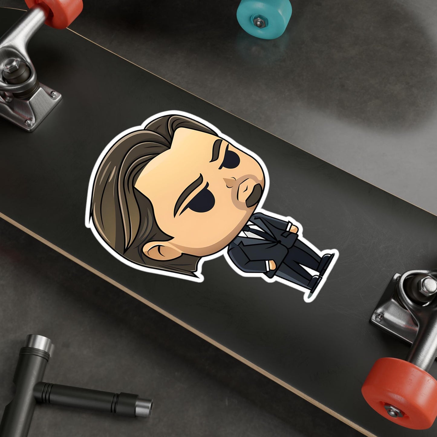 DiCaprio Funko Pop Decal, Funko Pop Chibi, Decal Chibi, Decal Sticker For Laptops Cars Notebooks, Fun Funko Pop Sticker, Funko Pop DiCaprio
