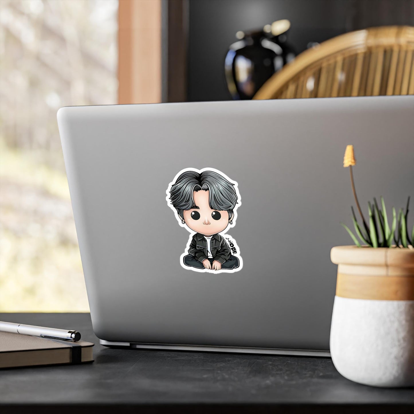J-Hope Funko Pop Decal, Funko Pop BTS, Decal BTS, Decal Sticker For Laptops Cars Notebooks, Fun Funko Pop Sticker, Funko Pop J-Hope