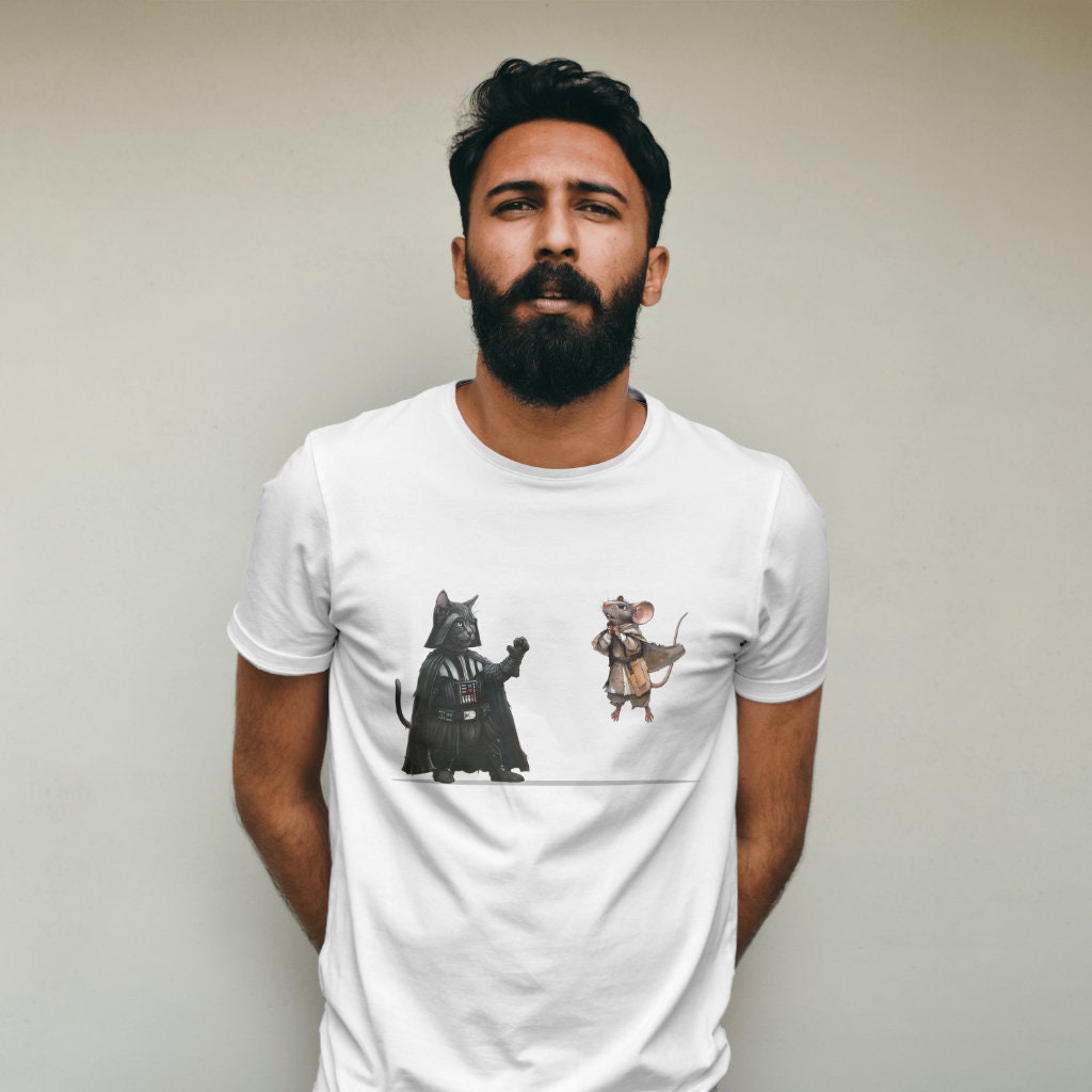 Darth Vader T-Shirt, Star Wars Cat Gifts, Geek ideas, Cat Mom, Cat Dad, Star Wars T Shirt, Cute Cat Shirt, Unisex Darth Vader Shirt