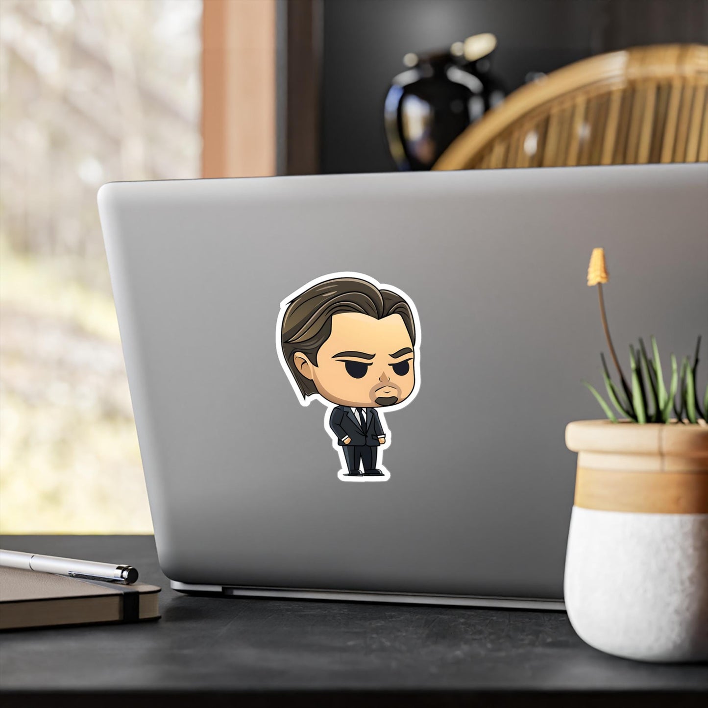 DiCaprio Funko Pop Decal, Funko Pop Chibi, Decal Chibi, Decal Sticker For Laptops Cars Notebooks, Fun Funko Pop Sticker, Funko Pop DiCaprio