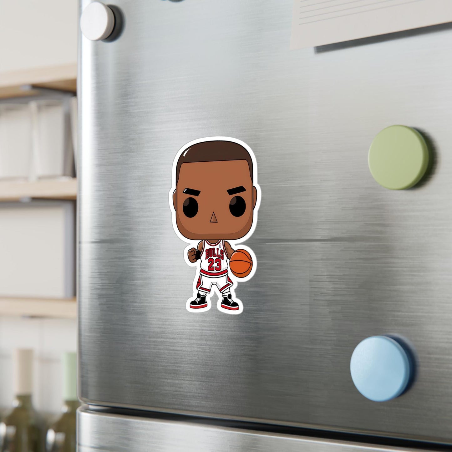 Jordan Funko Pop Decal, Funko Pop Chibi, Decal Chibi, Decal Sticker For Laptops Cars Notebooks, Fun Funko Pop Sticker, Funko Pop Jordan