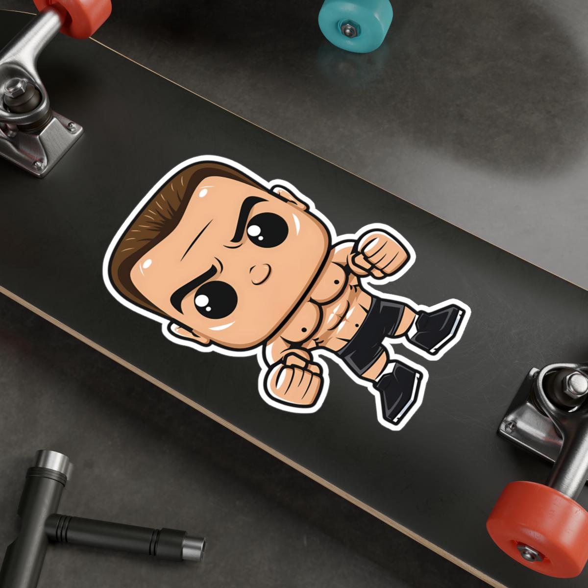 Arnold Funko Pop Decal, Funko Pop Chibi, Decal Chibi, Decal Sticker For Laptops Cars Notebooks, Fun Funko Pop Sticker, Funko Pop Arnold