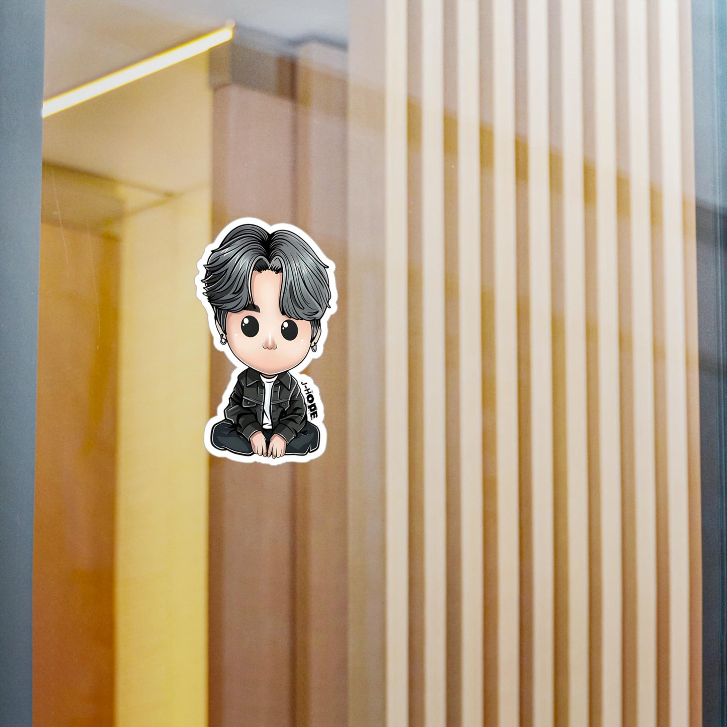 J-Hope Funko Pop Decal, Funko Pop BTS, Decal BTS, Decal Sticker For Laptops Cars Notebooks, Fun Funko Pop Sticker, Funko Pop J-Hope