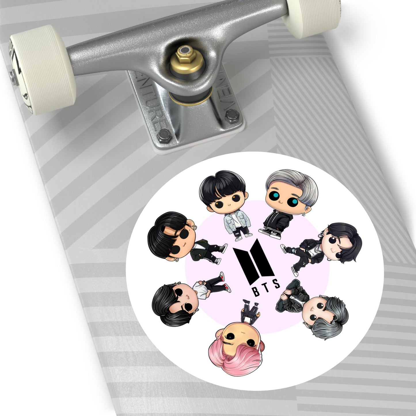 BTS Funko Pop Decal, Funko Pop BTS, Decal BTS, Decal Sticker For Laptops Cars Notebooks, Fun Funko Pop Sticker, Funko Pop Bts
