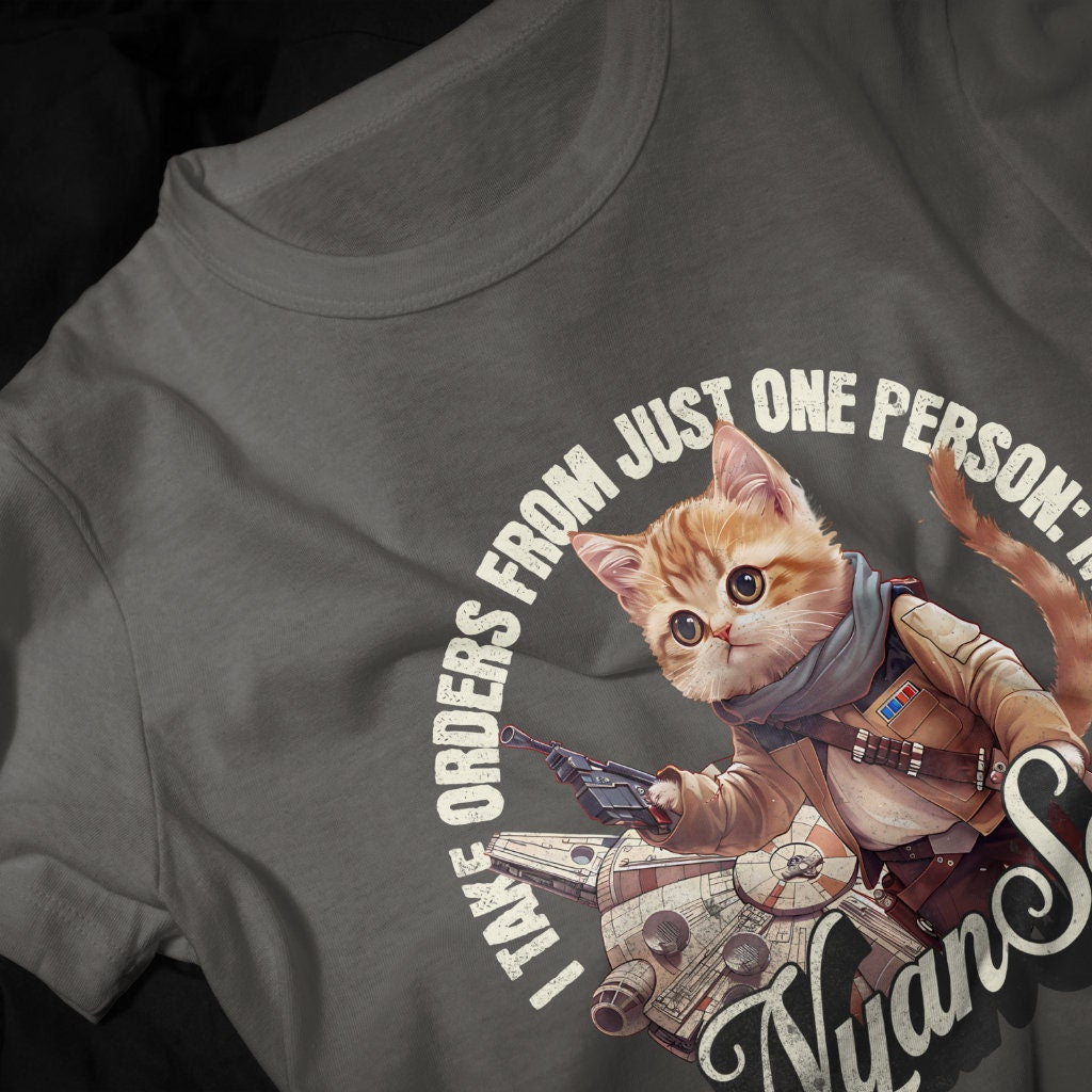 Hans Solo T-Shirt, Star Wars Cat Gifts, Geek Ideas, Cat Mom, Cat Dad, Star Wars T Shirt, Cat Vintage Shirt, Unisex Star Wars Shirt