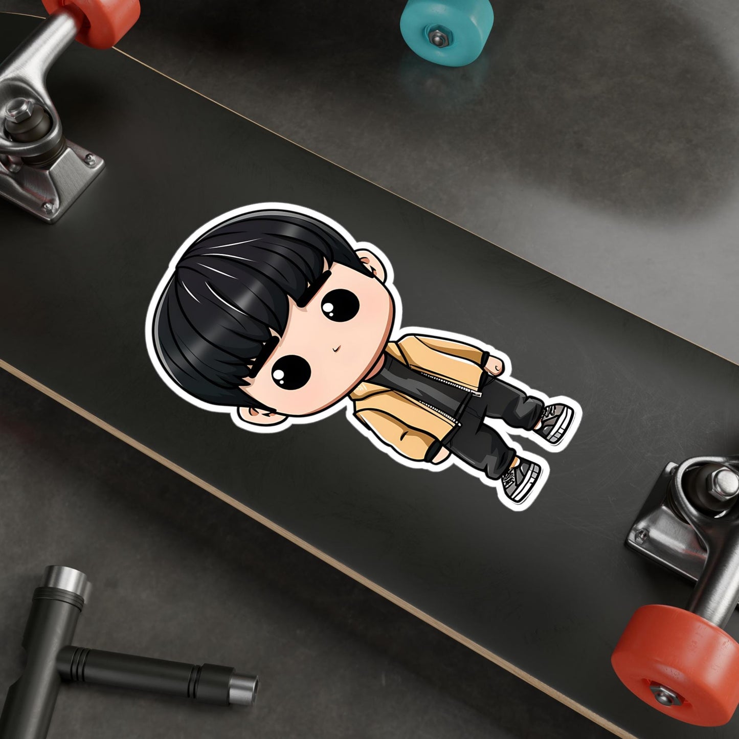 Eun-woo Funko Pop Decal, Funko Pop Chibi, Decal Chibi, Decal Sticker For Laptops Cars Notebooks, Fun Funko Pop Sticker, Funko Pop Eun-woo