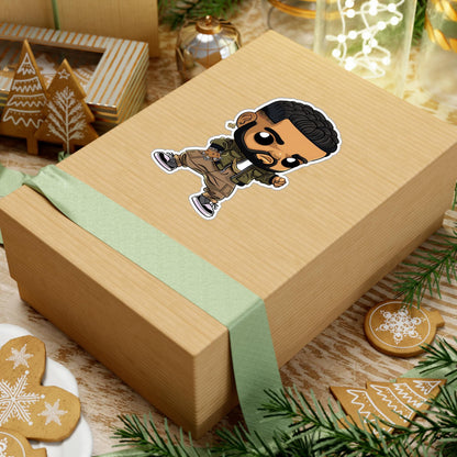 Drake Funko Pop Decal, Funko Pop Chibi, Decal Chibi, Decal Sticker For Laptops Cars Notebooks, Fun Funko Pop Sticker, Funko Pop Drake