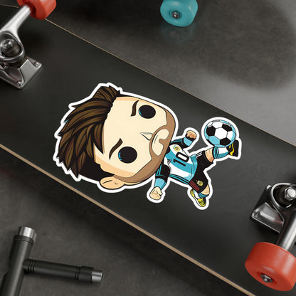 Lio Messi Funko Pop Decal, Funko Pop Soccer Argentina, Decal Sticker For Laptops Cars Notebooks, Fun Funko Pop Sticker, Funko Pop Messi