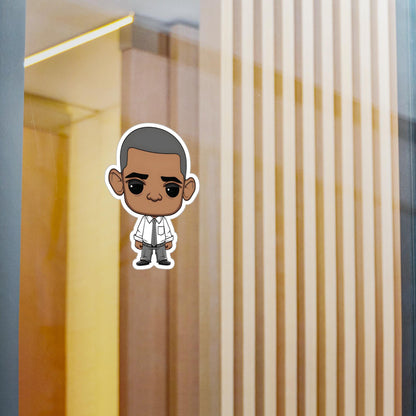 Obama Funko Pop Decal, Funko Pop Chibi, Decal Chibi, Decal Sticker For Laptops Cars Notebooks, Fun Funko Pop Sticker, Funko Pop Obama