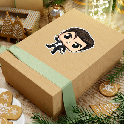 Tom Cruise Funko Pop Decal, Funko Pop Chibi, Decal Sticker For Laptops Cars Notebooks, Fun Funko Pop Sticker, Funko Pop Tom Cruise
