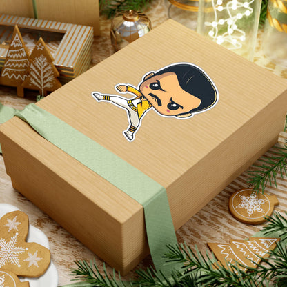 Freddie Mercury Funko Pop Decal, Funko Pop Chibi, Decal Chibi, Decal Sticker For Laptops Cars Notebooks, Fun Funko Pop Sticker