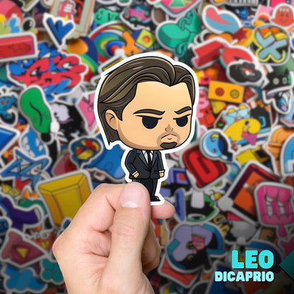 DiCaprio Funko Pop Decal, Funko Pop Chibi, Decal Chibi, Decal Sticker For Laptops Cars Notebooks, Fun Funko Pop Sticker, Funko Pop DiCaprio