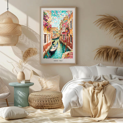 Venice Mosaic Print, Venice Mosaic Wall Art, Venice Mosaic Poster, Venice Mosaic Gift, Venice Decor, Venice Wall Decor, Venice, Italy