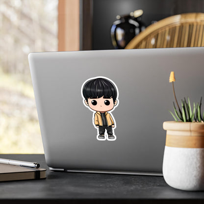 Eun-woo Funko Pop Decal, Funko Pop Chibi, Decal Chibi, Decal Sticker For Laptops Cars Notebooks, Fun Funko Pop Sticker, Funko Pop Eun-woo