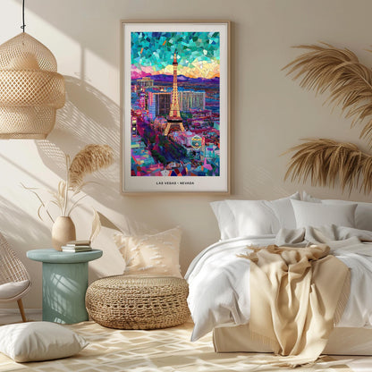 Las Vegas Mosaic Print, Vegas Mosaic Wall Art, Vegas Mosaic Poster, Vegas Mosaic Gift, Vegas Decor, Vegas Wall Decor, Nevada, United States