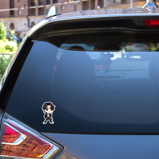 Suga Funko Pop Decal, Funko Pop BTS, Decal BTS, Decal Sticker For Laptops Cars Notebooks, Fun Funko Pop Sticker, Funko Pop Suga