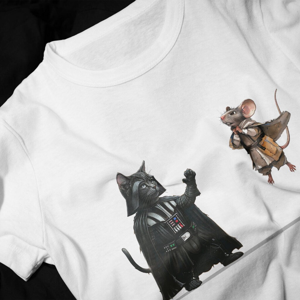 Darth Vader T-Shirt, Star Wars Cat Gifts, Geek ideas, Cat Mom, Cat Dad, Star Wars T Shirt, Cute Cat Shirt, Unisex Darth Vader Shirt