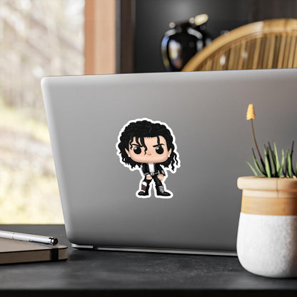 Michael Jackson Funko Pop Decal, Funko King Of Pop, Decal Chibi, Decal Sticker For Laptops Cars Notebooks, Fun FunkoPop Decal, Funko Pop MJ