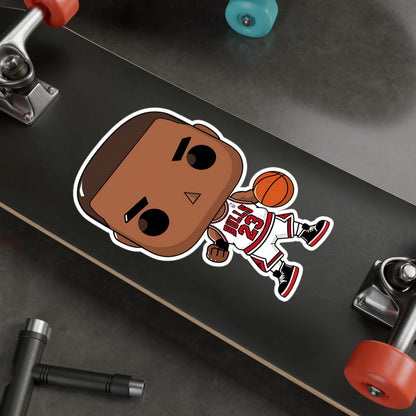 Jordan Funko Pop Decal, Funko Pop Chibi, Decal Chibi, Decal Sticker For Laptops Cars Notebooks, Fun Funko Pop Sticker, Funko Pop Jordan