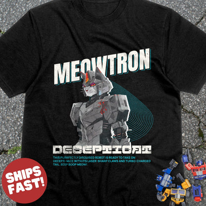 Megatron T-Shirt, Transformers Cat Gifts, Geek ideas, Cat Dad, Transformers T Shirt, Cat T Shirt, Unisex Transformers Shirt